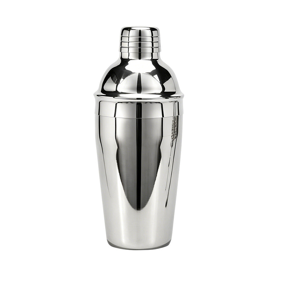 Blank cocktailshaker i rustfritt stål fra Christiania Glasmagasin Lounge barsett