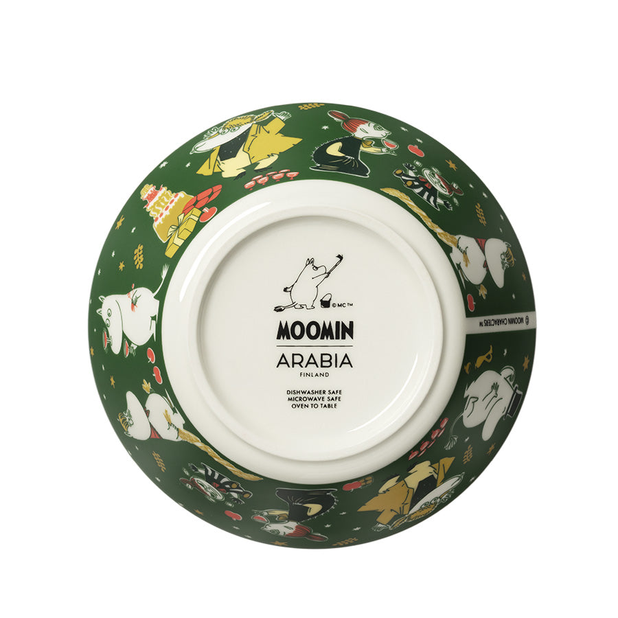 Undersiden av Mummi bolle 15 cm Kjærlighetsgave med Moomin Arabia-stempel
