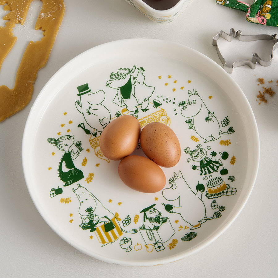 Mummi paiform 28 cm Kjærlighetsgave med egg på kjøkkenbenken