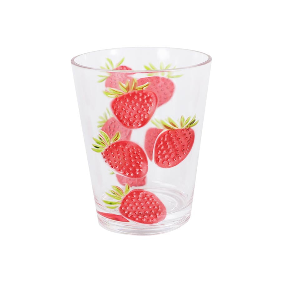 Seasons Summer Collection Plastglass 450ml Jordbær