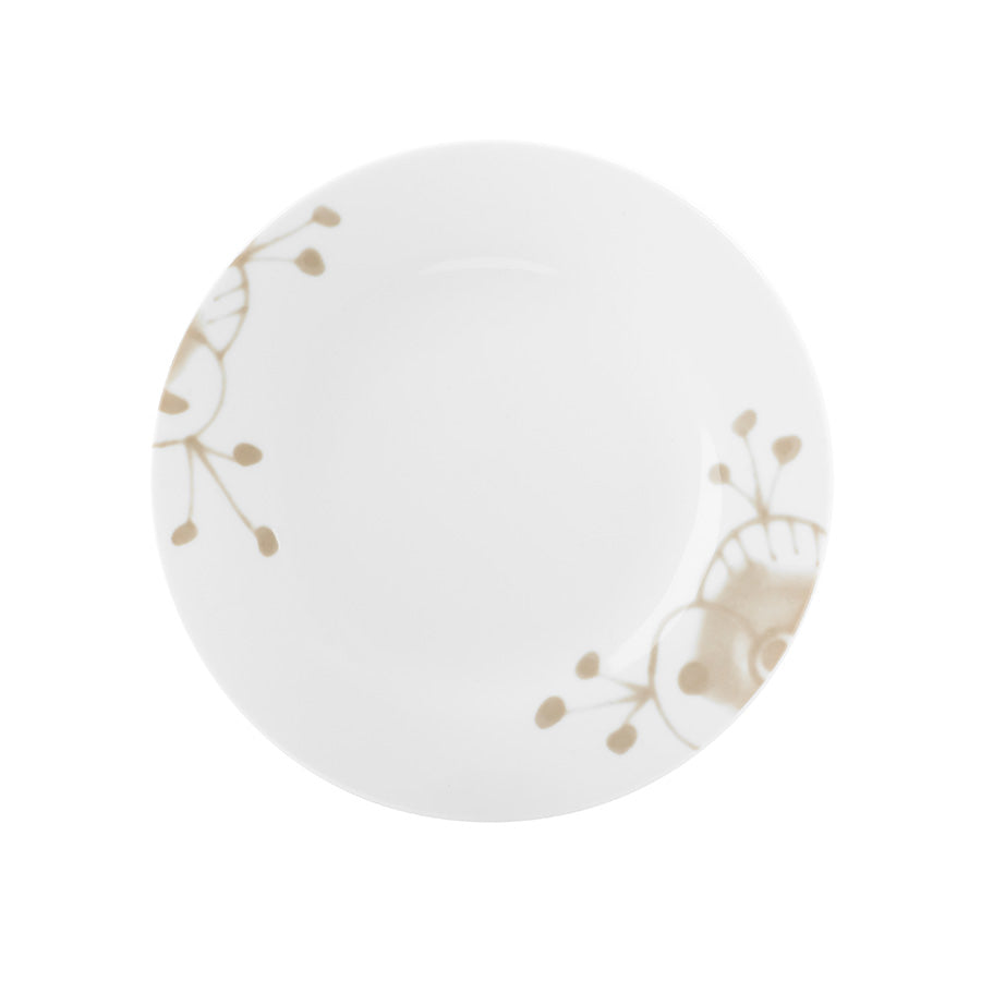 Porsgrund Porselænsfabrik Maxistrå Tallerken 22 cm Beige, klassisk og elegant tallerken med beige dekor, ideell for frokost, lunsj eller dessert.