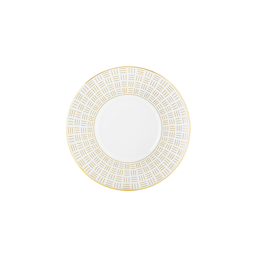 Porsgrund Porselænsfabrik Vivienne Gull skål, stilig og luksuriøs med gyldent design, ideell for servering.