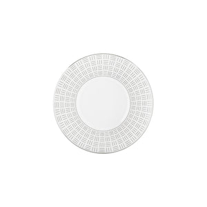 Porsgrund Porselænsfabrik Vivienne skål, stilfull skål i benporselen med moderne geometrisk platinadekor.