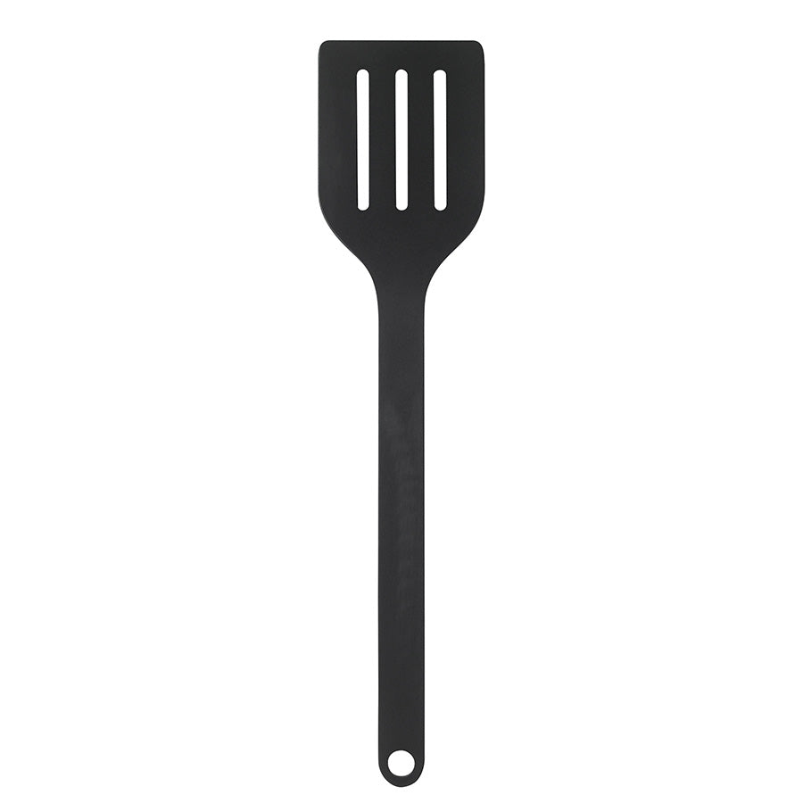 Svart stekespade 32 cm, designet av Søren Refsgaard, laget av holdbart fibermateriale, skånsom mot panner, varmebestandig opp til 170 °C, perfekt for moderne kjøkken.