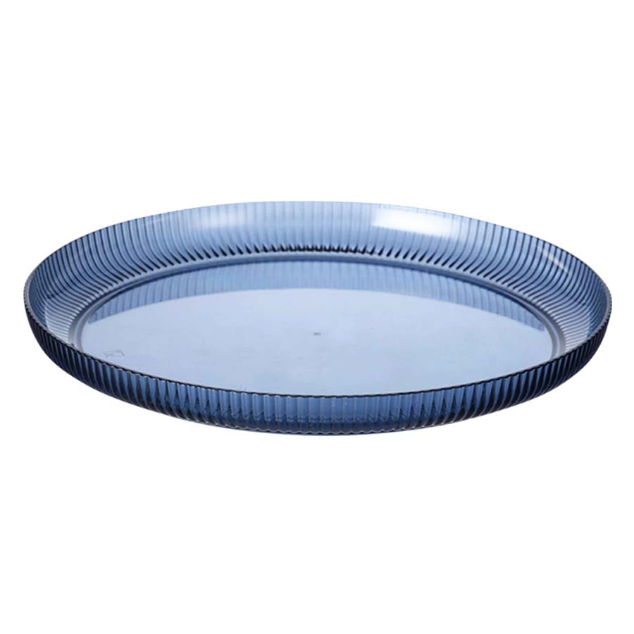 Seasons Summer Collection Tallerken m/Riller 25cm Marine