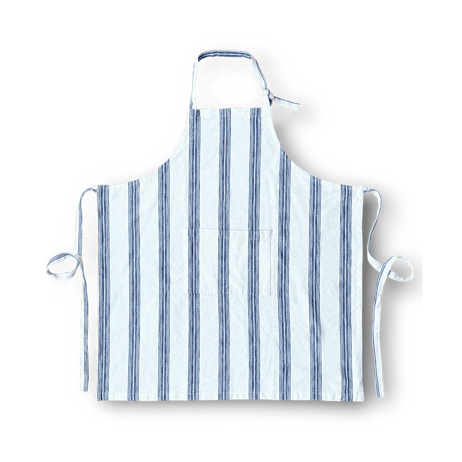 Rosendahl Forkle Blå - bærekraftig forkle med GRS-sertifisert materiale, en elegant del av Rosendahl Textiles serien.