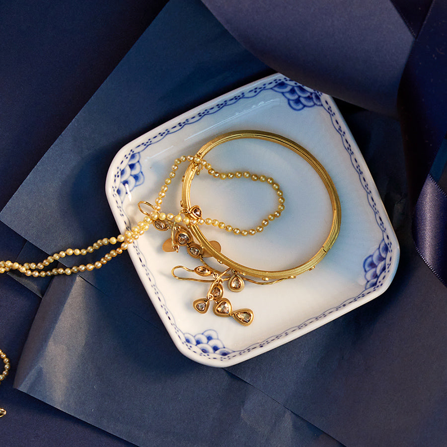 PRINSESSE FIRKANTET ASJETT 10,5CM