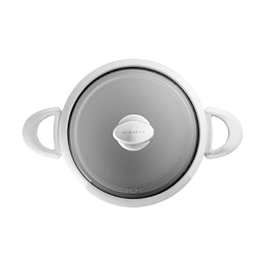 Scanpan Nura gryte med glasslokk sett ovenfra