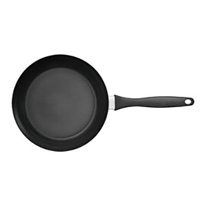 Scanpan Sava 20 cm stekepanne i svart, sett ovenfra med langt håndtak