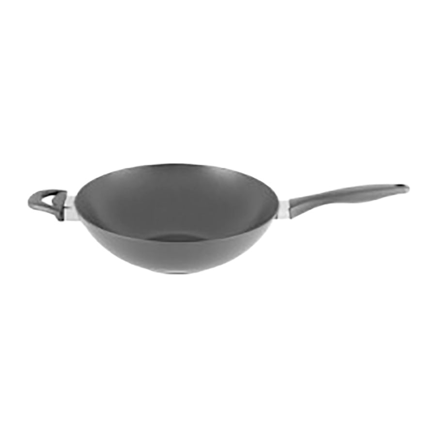 Scanpan Sava wokpanne 32 cm i mørkt aluminium med dyp form, høye sider og doble håndtak