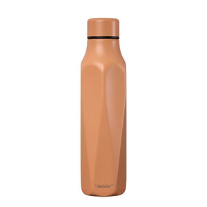 Scanpan Explore termoflaske i korallfarge, 500 ml, med diamantformet design, ideell for kalde og varme drikker.