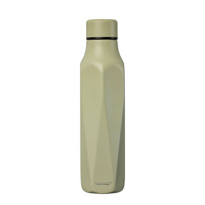 Scanpan Explore termoflaske 500ml i Matcha-farge med fasettert design, ideell for kalde og varme drikker.