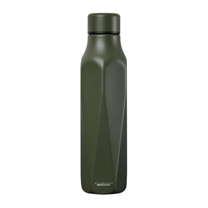 Fasettert diamantdesign SCANPAN termoflaske i dyp Pine-grønn farge, 500ml, med stilren overflate og ripebestandig pulverlakk.