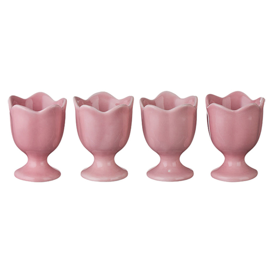 Seasons Eggeglass 4pk 7cm Rosa – Søte, rosa eggeglass i firepk, perfekt for frokostbordet, fra SEASONS. Tidløst design som passer til alle serviser.