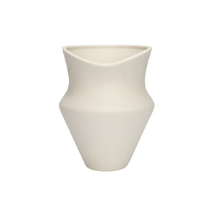 SEASONS Seasons Summer Collection Vase keramikk 15,5 cm – kompakt Vase i matt keramikk med skulpturell silhuett for små buketter