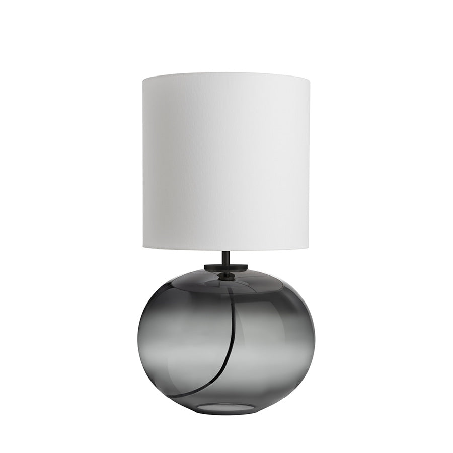 Hadeland Glassverk Senja Bordlampe Røkgrå