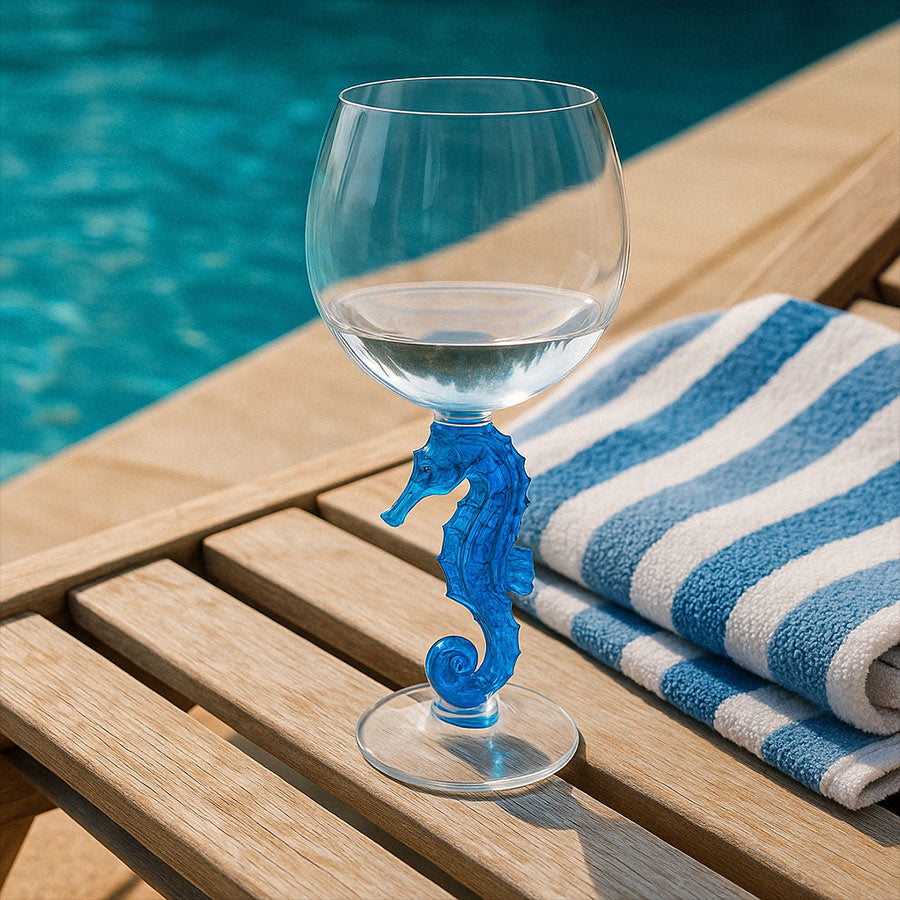 Seasons Summer Collection Vinglass Sjøhest 55cl Klar