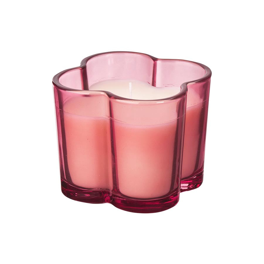 Seasons Love Collection Stearinlys Blomst 10cm Rosa