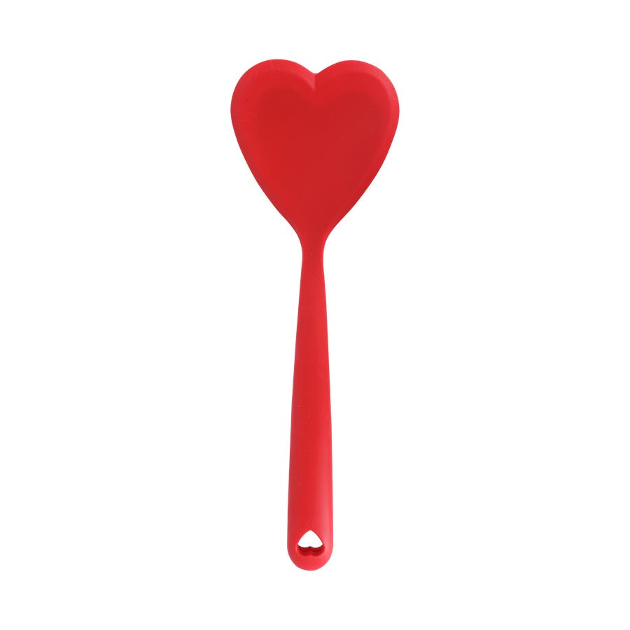 Seasons Love Collection Stekespade Hjerte Silikon 28,5cm Rød