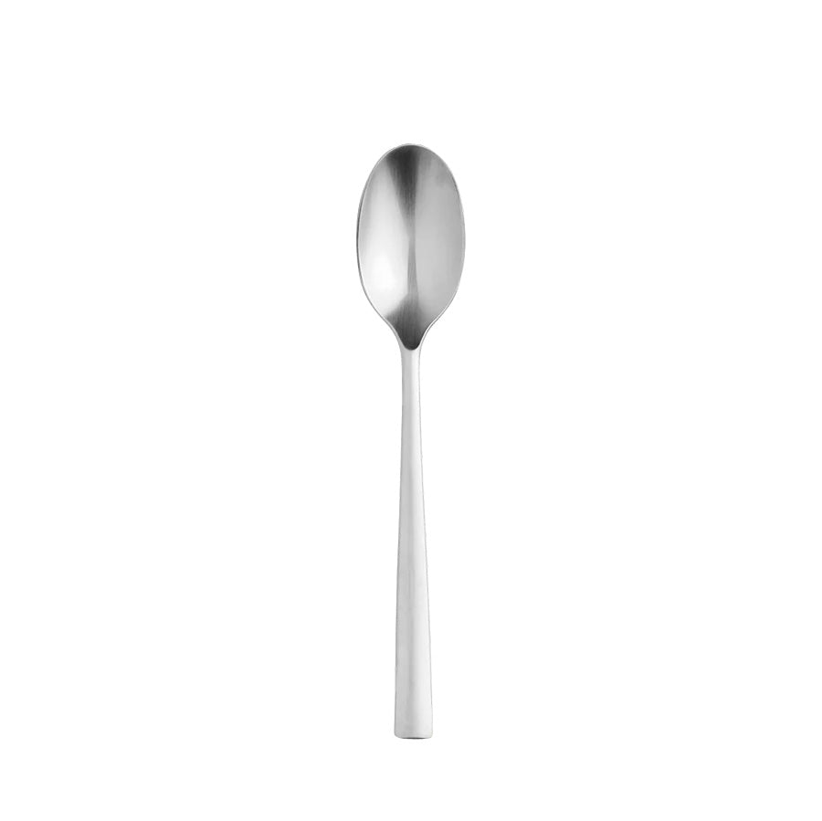 Stelton Chaco dessertskje i rustfritt stål med slank design, perfekt for servering av desserter som panna cotta og mousse.