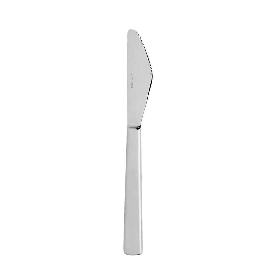 Stelton Maya spisekniv i rustfritt stål, ergonomisk design med bred, trekantet hank, perfekt for borddekking.