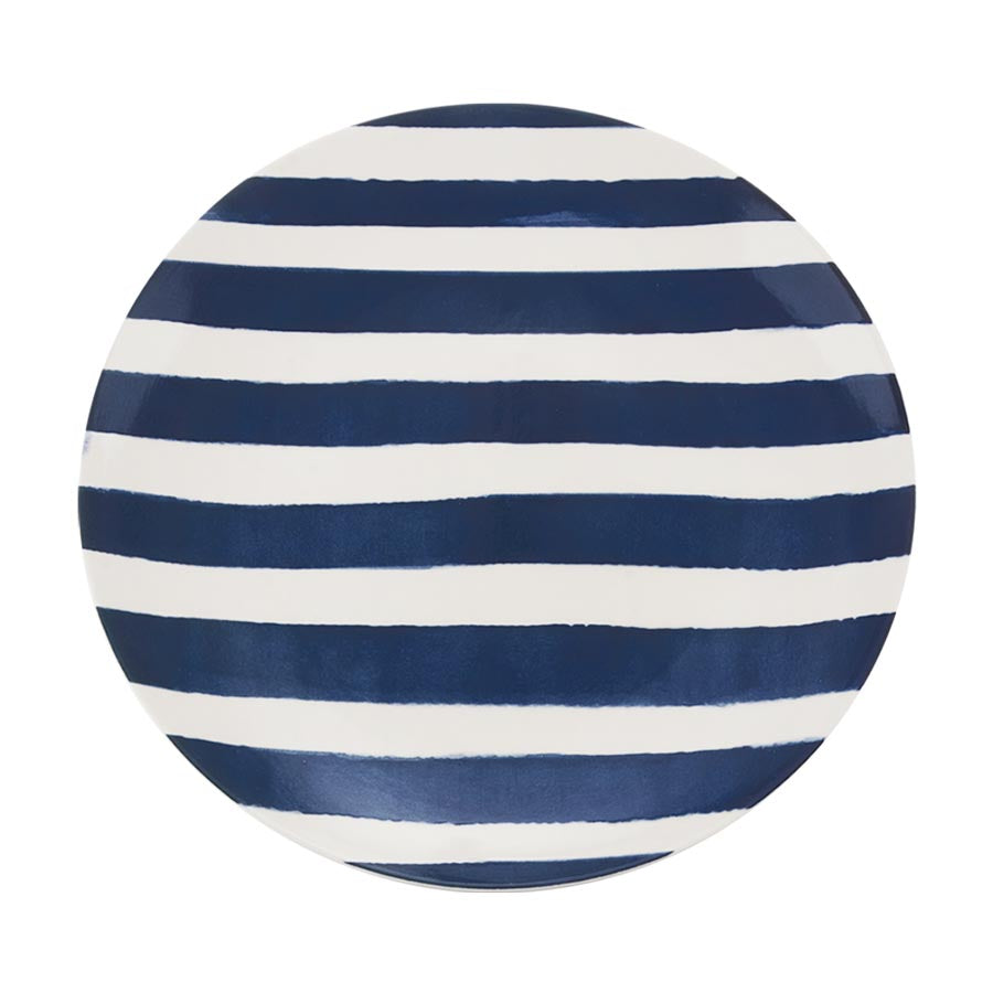 Seasons Summer Collection Tallerken 26cm Blå Striper