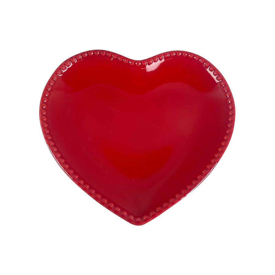 Seasons Love Collection Hjerteformet Asjett 20cm Rød