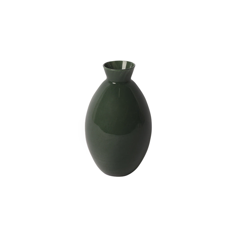 Vase Glass Grønn 14cm
