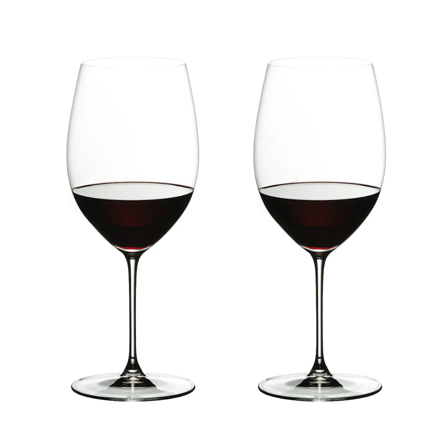 RIEDEL Veritas Cabernet/Merlot 2-pk 270-årsjubileum – to vinglass av klart krystall for Cabernet/Merlot