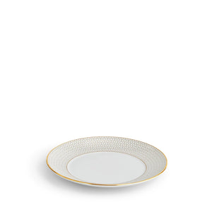 Wedgwood Gio Gold Tallerken 17cm - Profilbilde av tallerken, ideal for servering av småretter med et luksuriøst design.