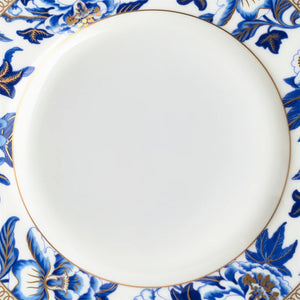Wedgwood Hibiscus Asjett 15cm Blomster - asjett med en lys midte som fremhever serveringen, dekorert med blomstermønster.