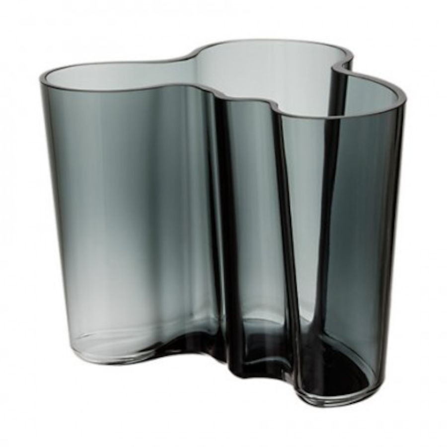 Iittala Aino Aalto Vase Mørk Grå 160 mm