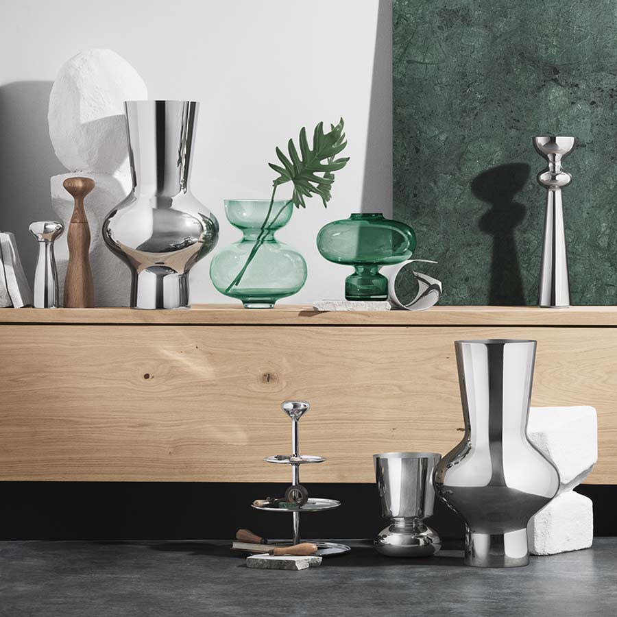 Georg Jensen Alfredo Vase Stor 47cm