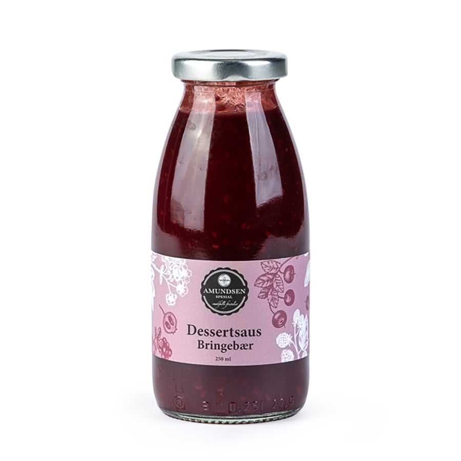 Amundsen Dessertsaus Bringebær