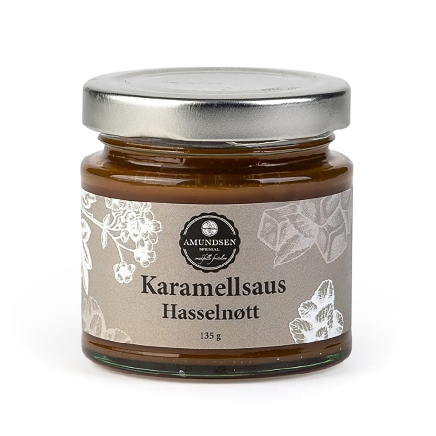 Amundsen Karamellsaus med Hasselnøtt