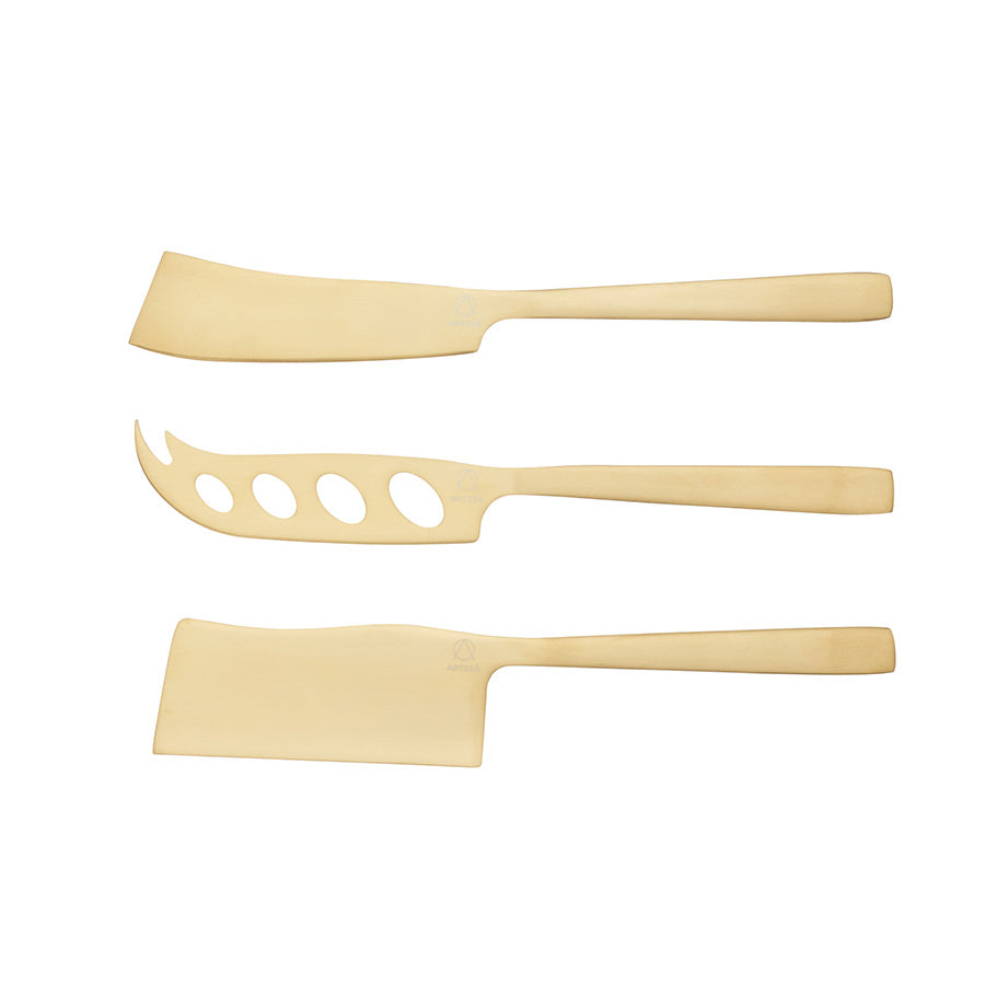 Artesa Ostekniver 3 Deler Messing