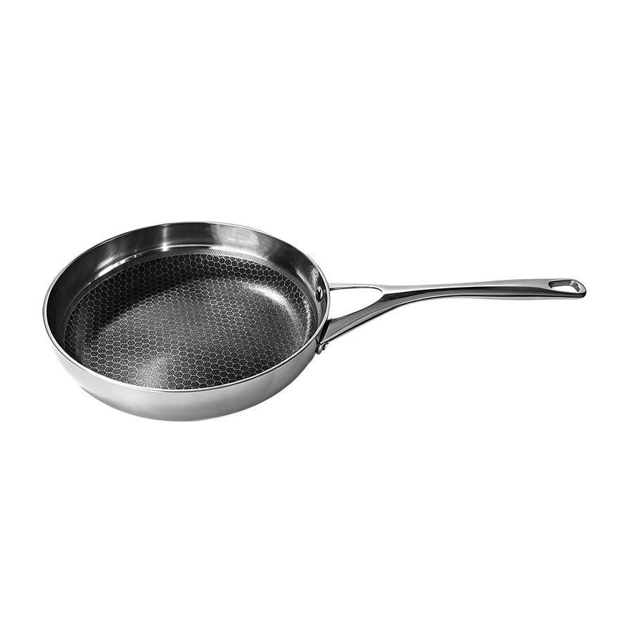 Ask Kull 20 cm stekepanne i rustfritt stål med keramisk Marstone-belegg og mønstret stekeflate