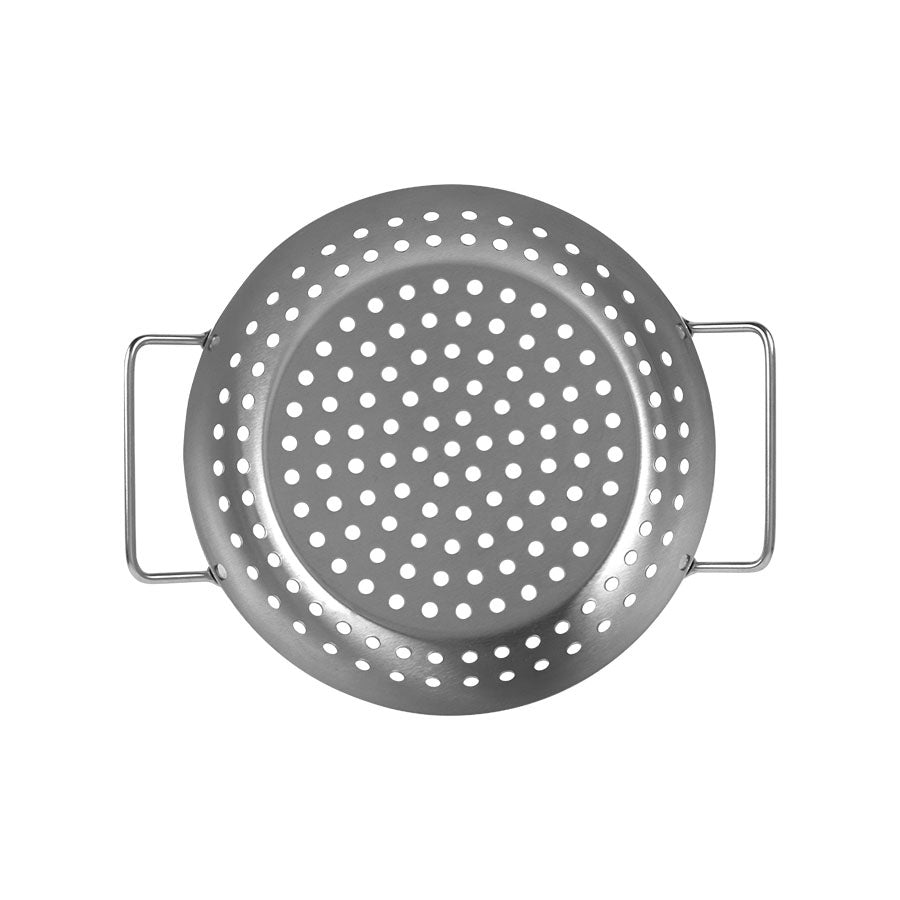 BBQ GRILLFORM RUSTFRITT STÅL RUND 22 CM