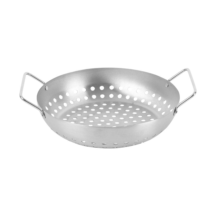BBQ GRILLFORM RUSTFRITT STÅL RUND 22 CM