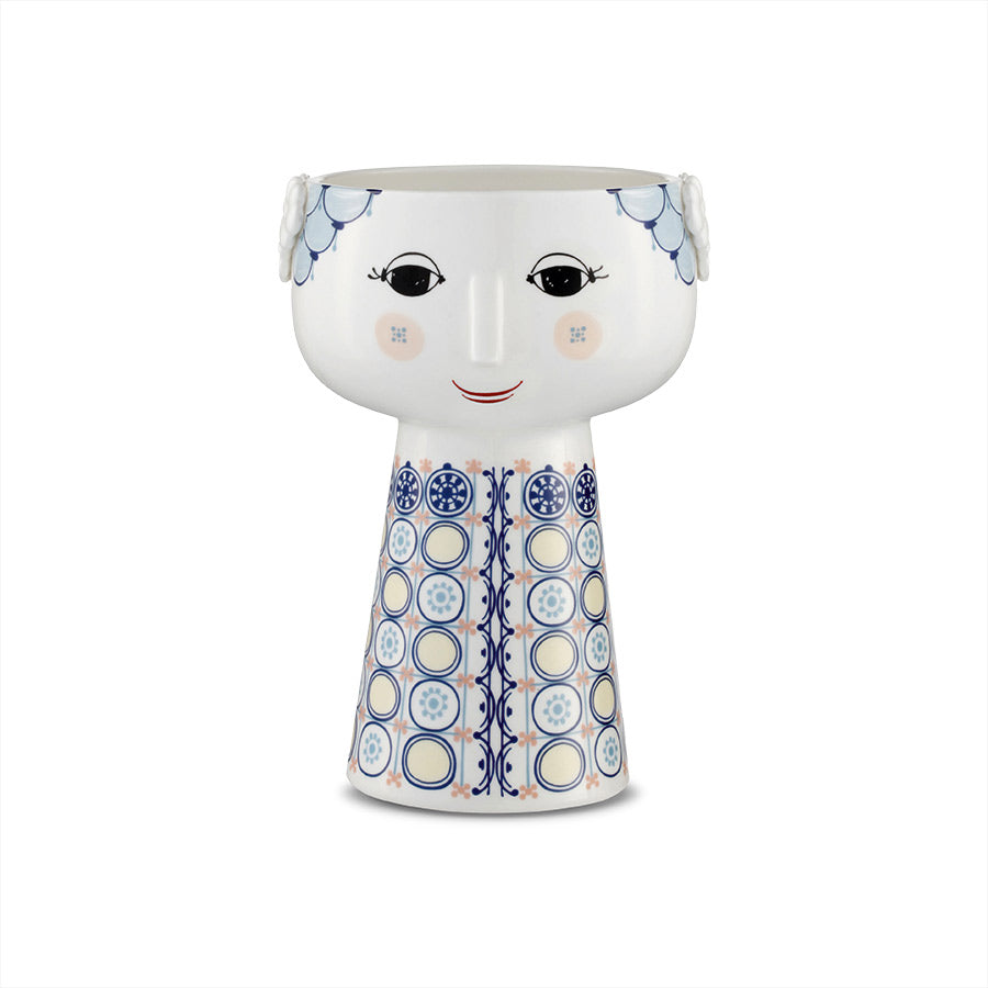 Bjørn Wiinblad Eva Vase 18,5cm Blå
