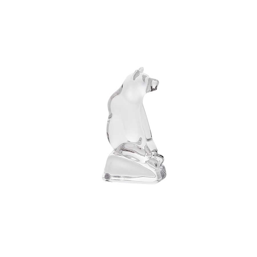 Hadeland Glassverk Dyrefigurer Bjørn Sittende 90Mm
