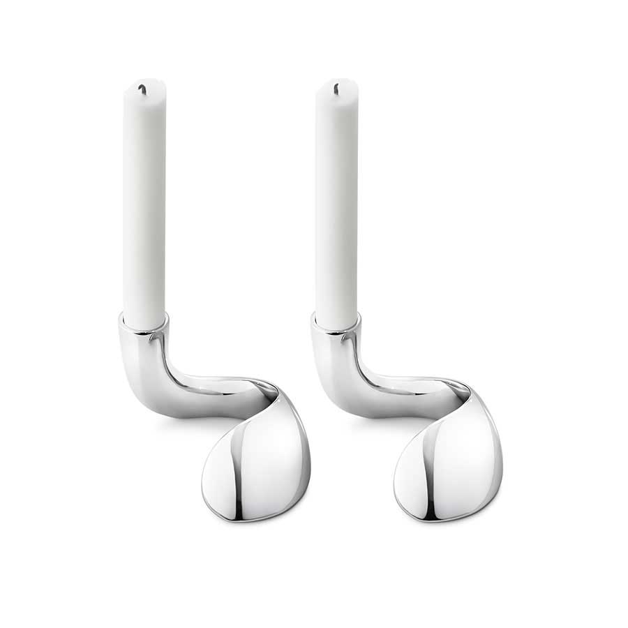 Georg Jensen Bloom Lysestaker 2 stk