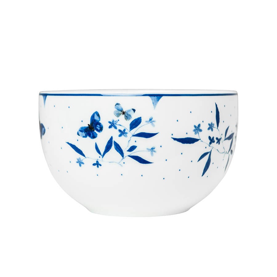 Porsgrunds Porselænsfabrik Bluebird Butterfly Bolle 160cl