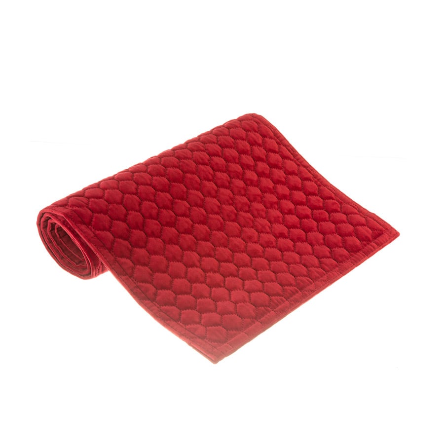 Bordbrikke Velur Rød 33x45cm