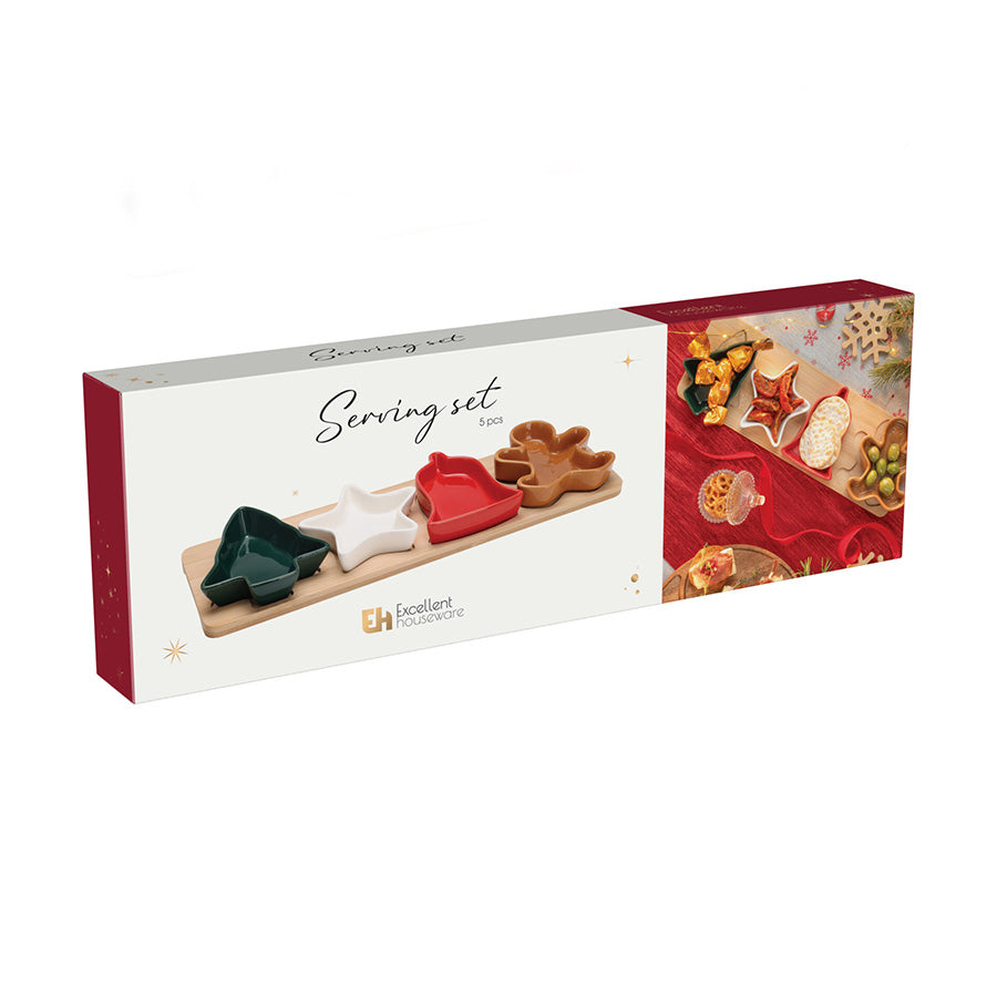 Børscompagniet Jul Serveringsbrett m/4 Skåler