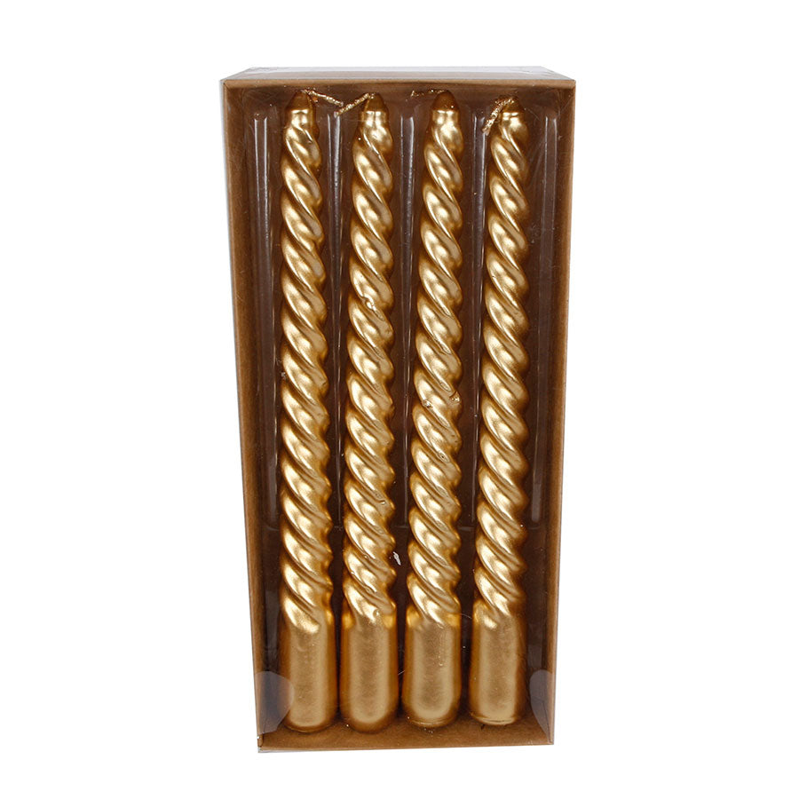 Kronelys Twist Gull 2,2x19cm 4pk