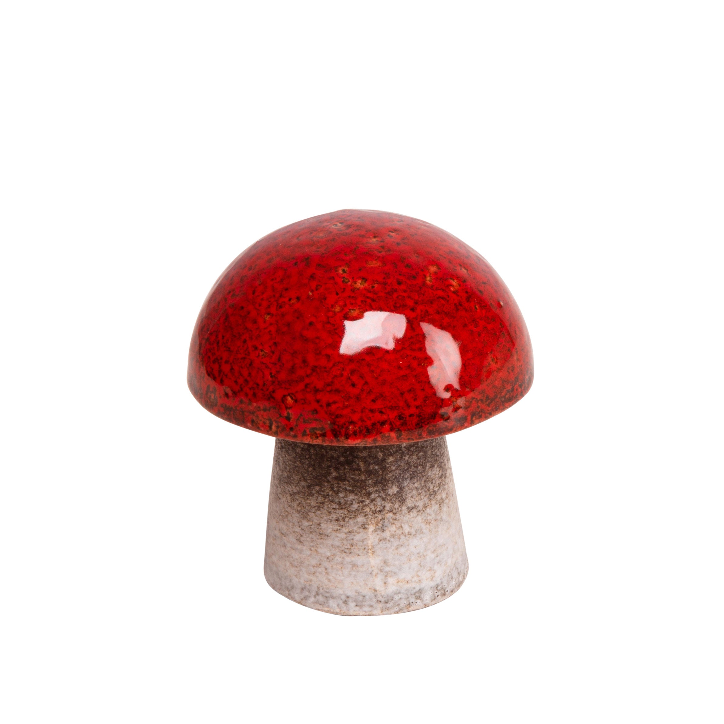 Sopp Keramikk Rød 7,1cm