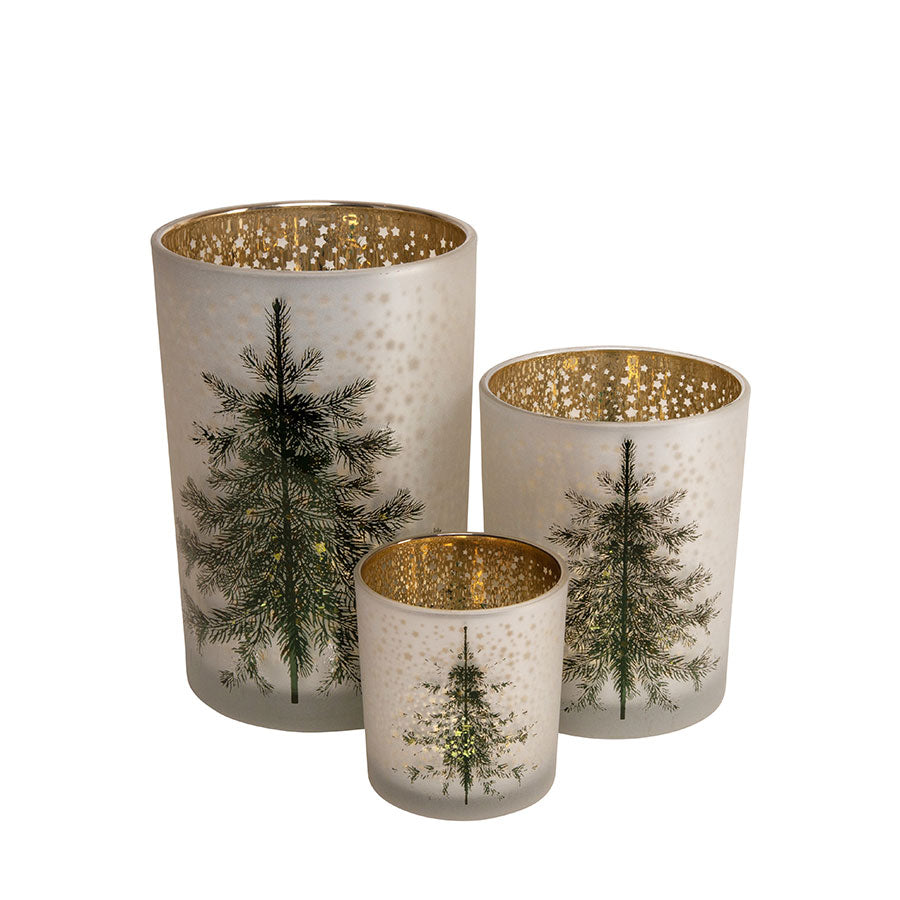Børscompagniet Lysholder m/Juletre 18cm