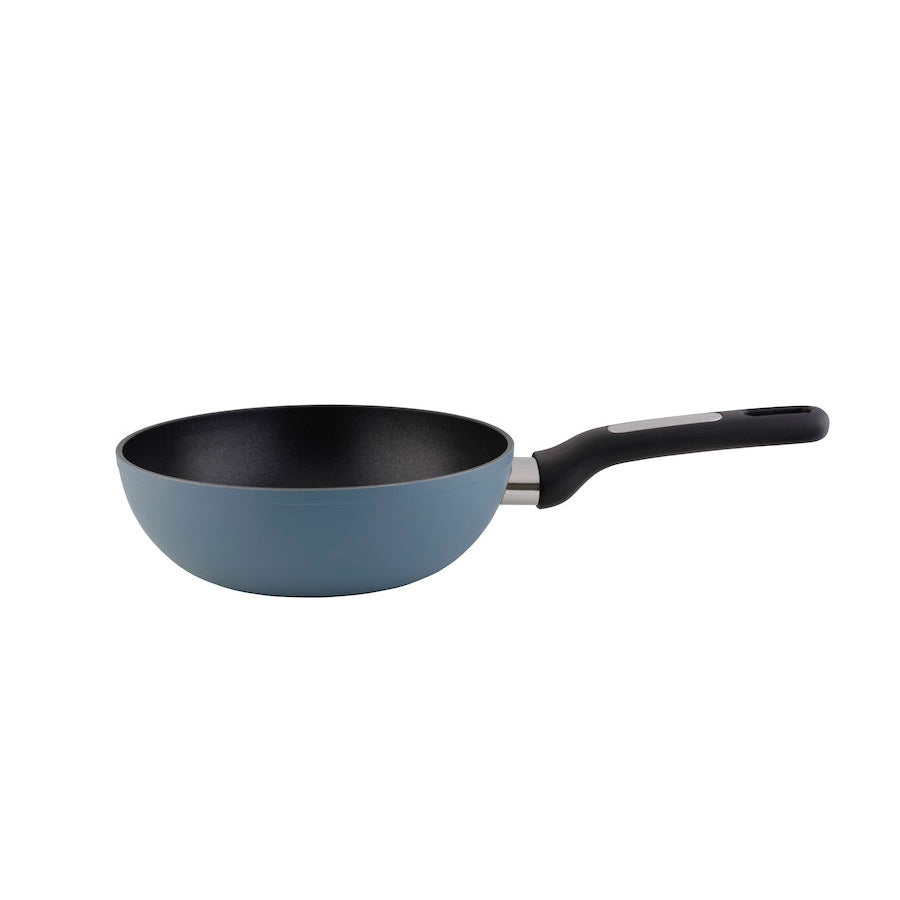 Christiania 1739 Plus Wok 20cm Alu Stålblå