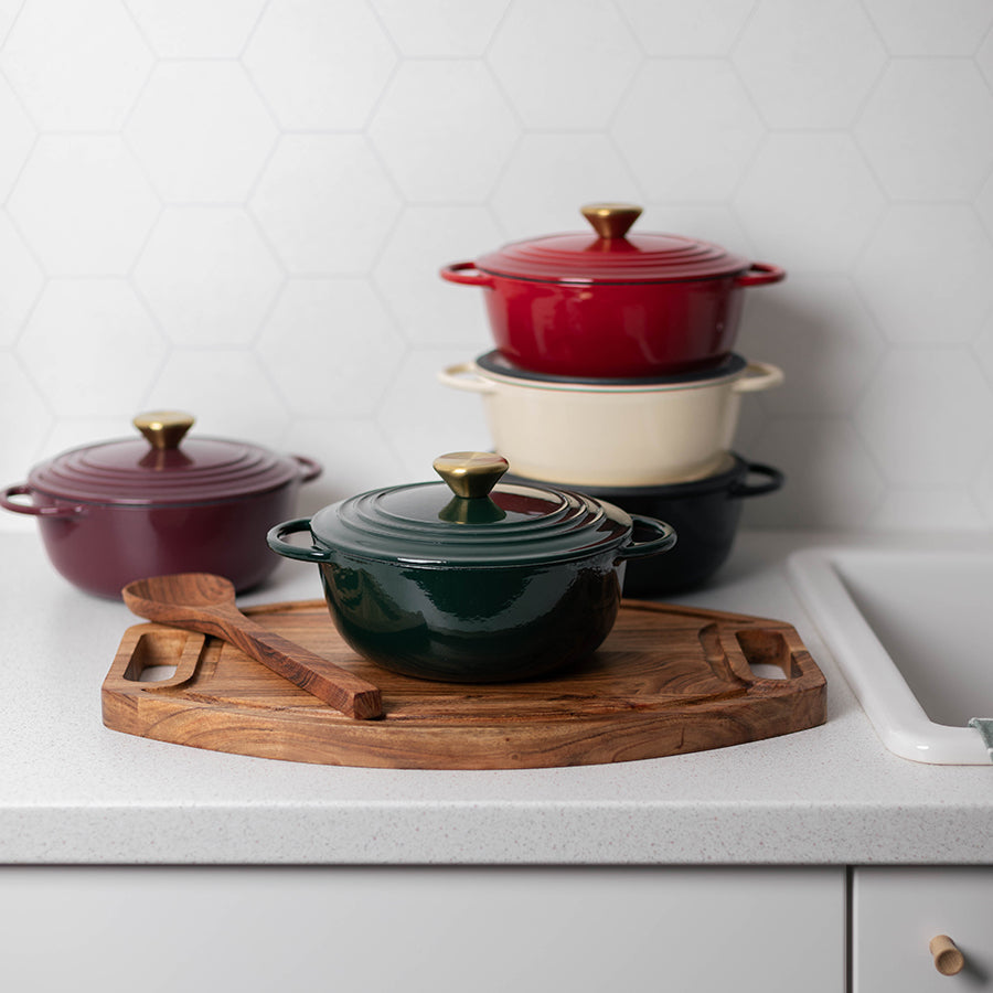 Christiania 1739 Støpejern Støpejernsgryte 2L Grønn